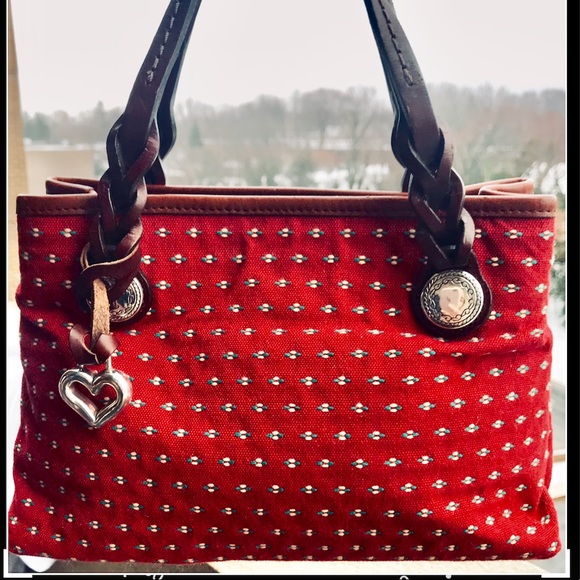 Brighton Handbags - Adorable Brighton red boho handbag
